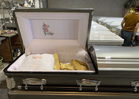 Προσαρμόσιμο εσωτερικό μεταλλικό φέρετρο για κηδείες Διακοσμητική επιφάνεια