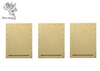 Χρυσά νεκρικά ενήλικα υλικά πινακίδων PP ορθογωνίων εξαρτημάτων κασετινών