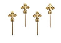 Νεκρική βίδα 5# φέρετρων διακοσμήσεων τα υποστηρίγματα το χρυσό σταυρό που διαμορφώνεται που ταιριάζει με
