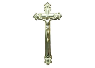 Του Ιησού μέγεθος 44,8 × Ornamental Coffin Crucifix For νεκρικό χρυσό χρώματος 20,8 εκατ.