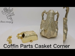 Κηδεία πλαστική γωνία φέρετρο PP / ABS υλικό 17kg / 16kg χρυσό