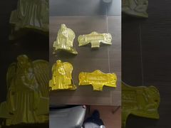 Premium πλαστικό φέρετρο, γωνιακό υλικό, ανθεκτικό διακοσμητικό φέρετρο