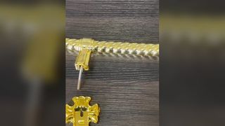 Premium Vintage Twisted Casket Handles Ανθεκτικό υλικό κηδειών