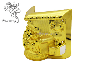 Gary Color Plastic Casket Corners Coffin Decoration 60cm X 45cm X 35cm