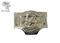 Ασημένιο πλαστικό φέρετρο Decoratin, νεκρικά διακοσμητικά μέρη ενός προτύπου Χριστού κασετινών