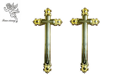 Τυποποιημένο Crucifix φέρετρων νεκρικό μέγεθος 44,8 × διακοσμήσεων 20,8 εκατ. υλικού PP