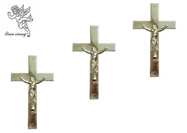 Πλαστικό του Ιησού Coffin Crucifix Pale Gold μέγεθος 24 × 14 εκατ. 200 PC/Ctn TX - Ιησούς 6#
