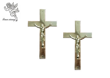 Πλαστικό του Ιησού Coffin Crucifix Pale Gold μέγεθος 24 × 14 εκατ. 200 PC/Ctn TX - Ιησούς 6#