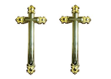 Προσαρμοσμένο πλαστικό Crucifix φέρετρων νεκρικό μέγεθος 44,8 × διακοσμήσεων 20,8 εκατ.