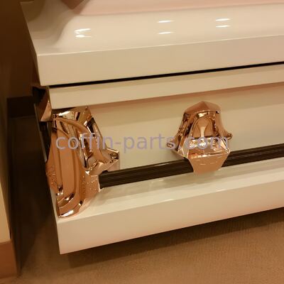Reliable Half Couch Metal Casket  For Funeral And Obsequies