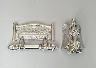 Customized Parts Of A Casket Casket Swing Bar Handle Funeral Polished Sliver Color