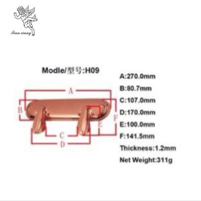 Silver Gold Color PP ABS Zinc Alloy Casket Swing Handles TX-C