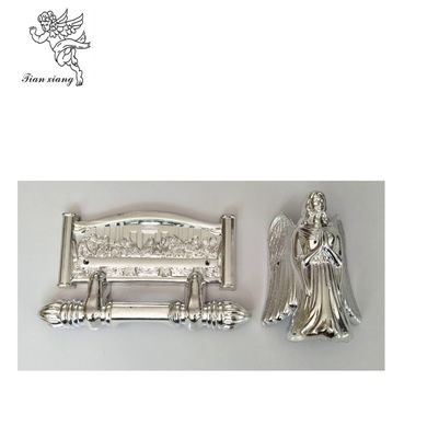 Pale Gold Coffin Swing Handle African Style Abs Pp Plastic Material