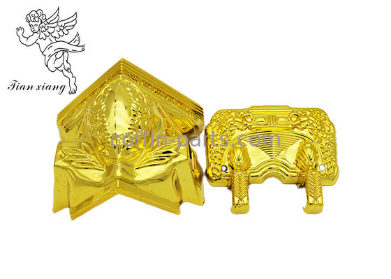 Γωνία κασετινών μερών φέρετρων χρώματος ασημιών/χαλκού βοηθητικό υλικό PP/ABS