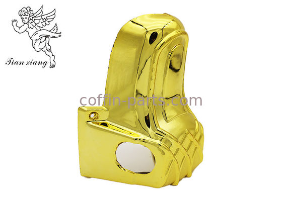 Ασημένιο υλικό κασετινών γωνιών κασετινών πλαστικού υλικού ABS με τους φραγμούς μετάλλων